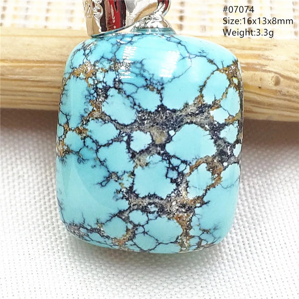 Blue Turquoise Pendant-ToShay.org