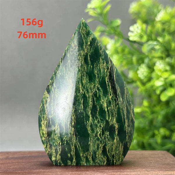 Green Emerald Agate Torch-ToShay.org