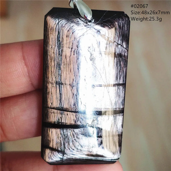 Black Hypersthene Pendant-ToShay.org