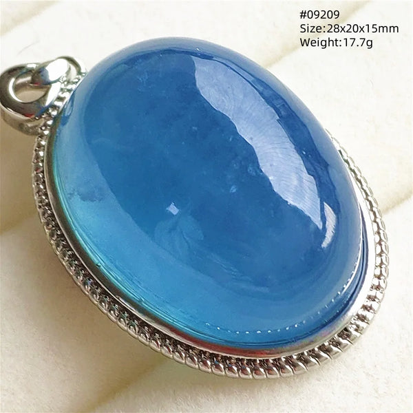 Blue Aquamarine Pendant-ToShay.org