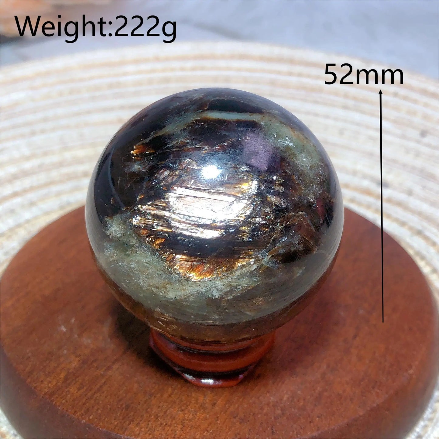 Gold Flash Phlogopite Balls-ToShay.org