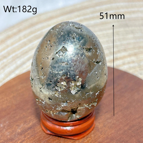 Silver Pyrite Geode Eggs-ToShay.org