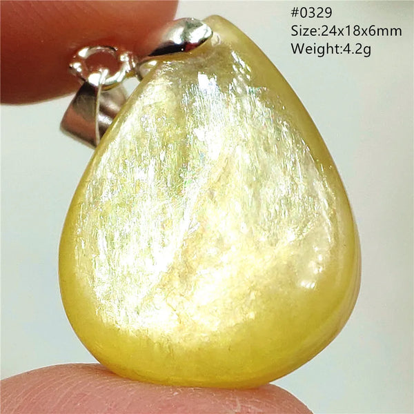 Gold Lepidolite Pendant-ToShay.org
