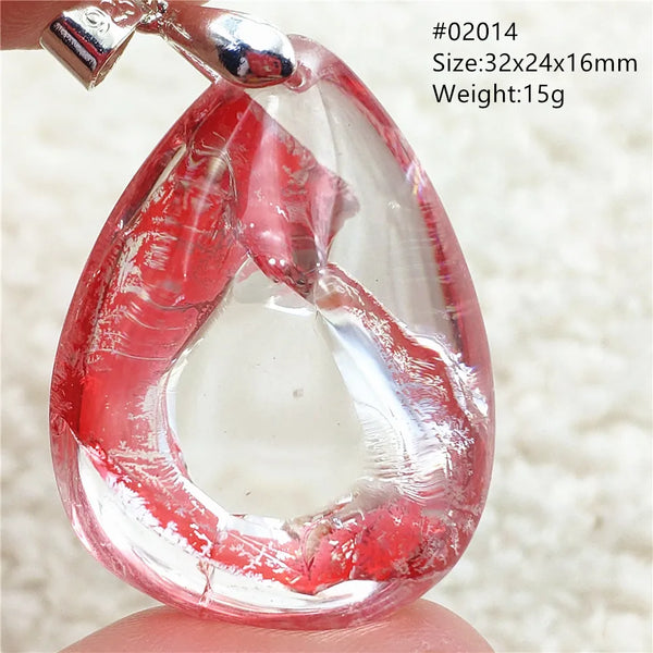 Red Limonite Quartz Pendant-ToShay.org