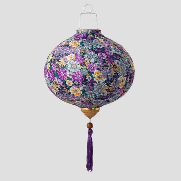 Flower Printed Lantern-ToShay.org