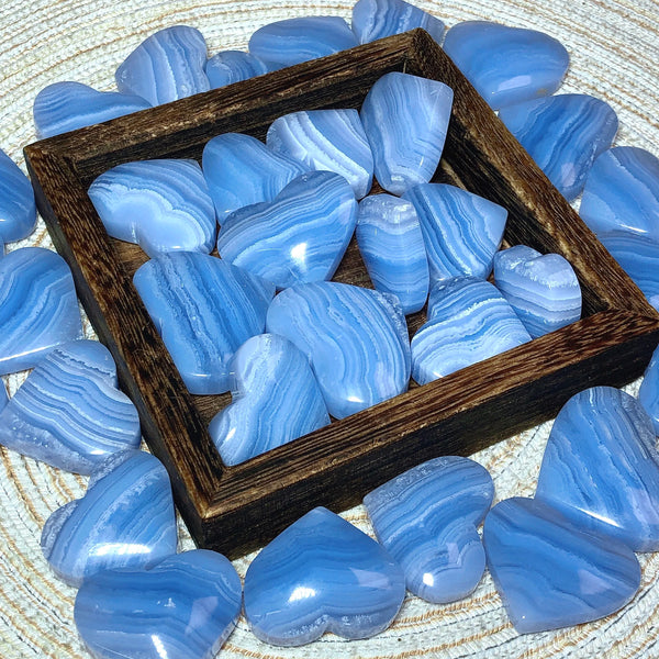 Blue Lace Agate Hearts-ToShay.org