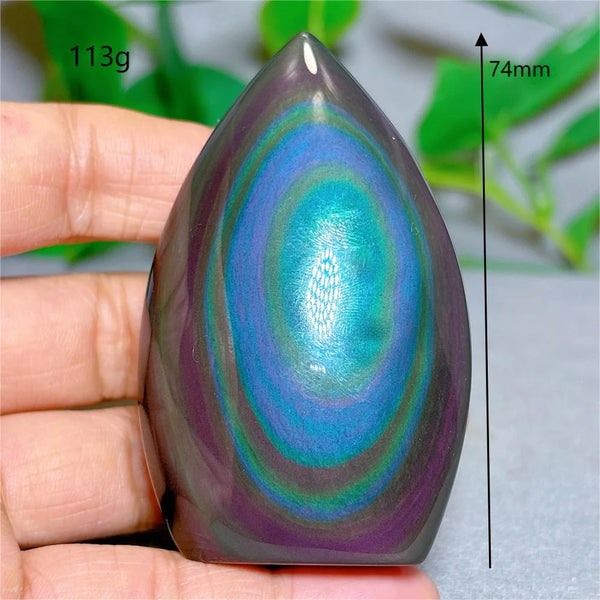 Rainbow Obsidian Torch-ToShay.org