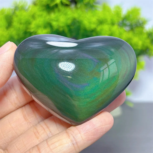 Rainbow Obsidian Heart-ToShay.org