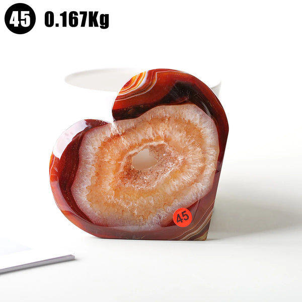 Orange Carnelian Heart-ToShay.org