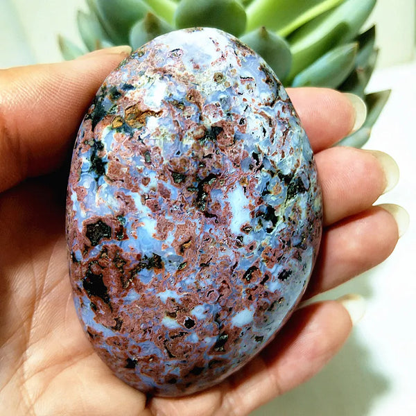 Ocean Jasper Palm Stone-ToShay.org