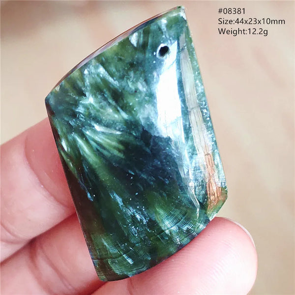 Green Seraphinite Pendant-ToShay.org