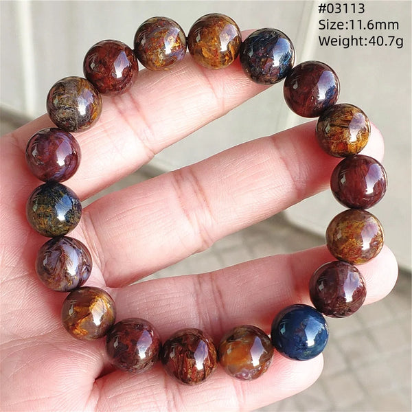 Blue Red Pietersite Bracelet-ToShay.org