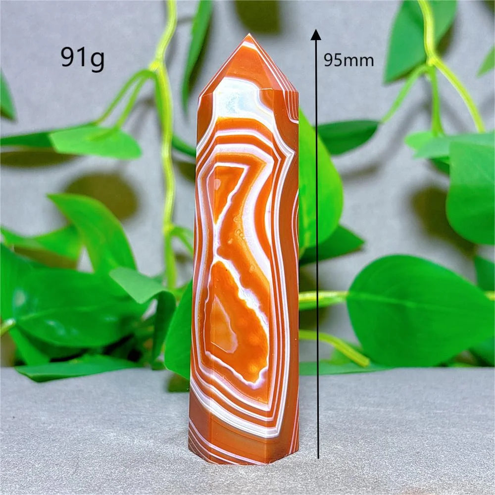 Orange Carnelian Quartz Tower-ToShay.org