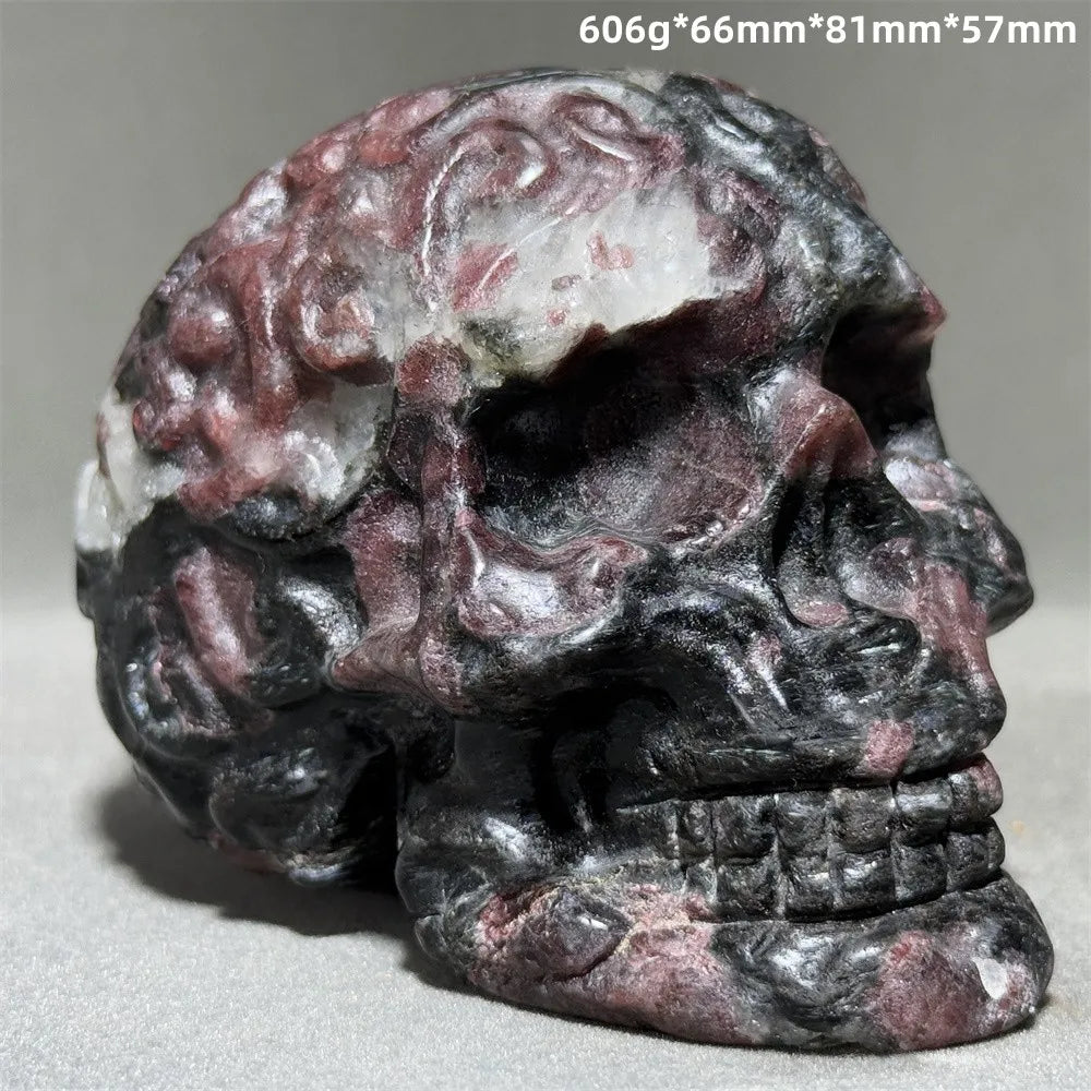 Red Garnet Symbiotic Skull-ToShay.org