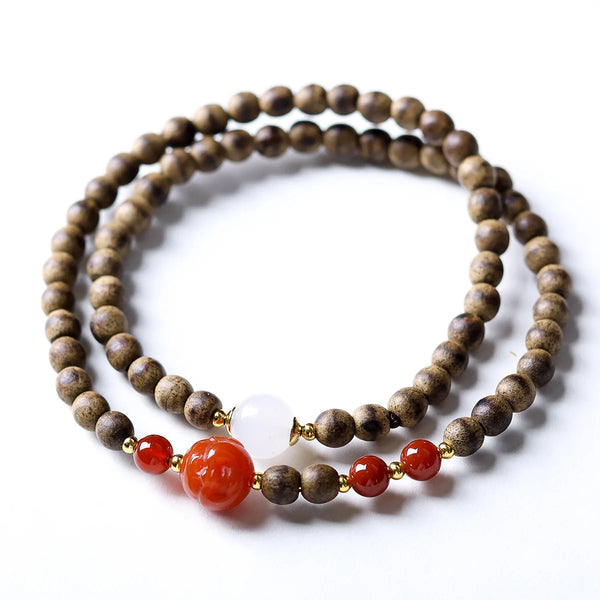 Wood Agarwood Bracelet-ToShay.org