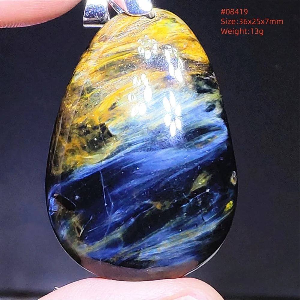 Blue Pietersite Pendant-ToShay.org
