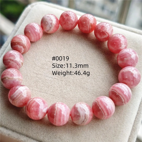 Pink Rhodochrosite Bracelet-ToShay.org