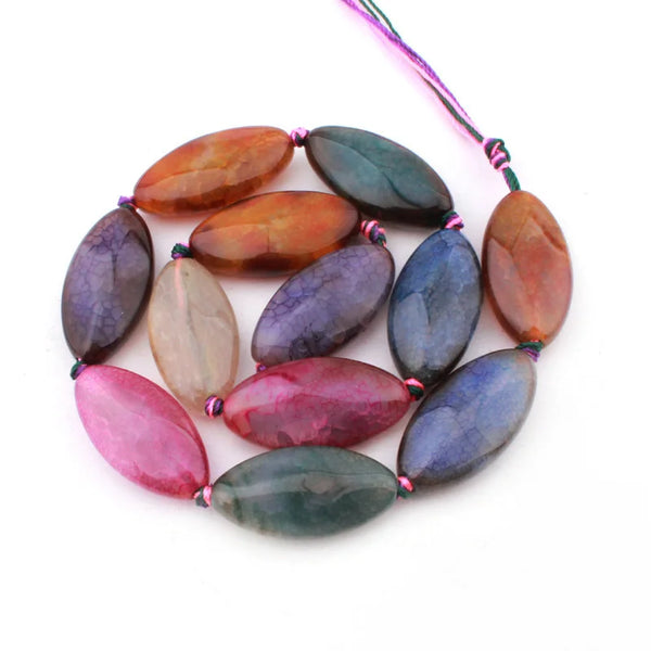Mixed Cracked Agate Beads-ToShay.org