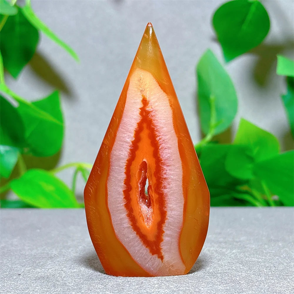 Orange Carnelian Crystal Torch-ToShay.org