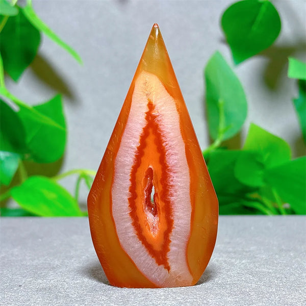 Orange Carnelian Crystal Torch-ToShay.org