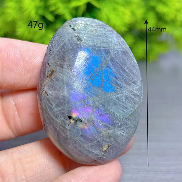Purple Labradorite Palm Stone-ToShay.org