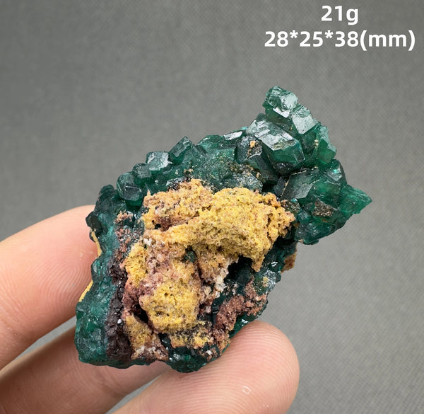 Green Dioptase Quartz-ToShay.org