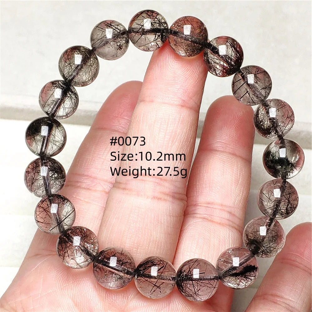 Black Rutilated Quartz Bracelet-ToShay.org