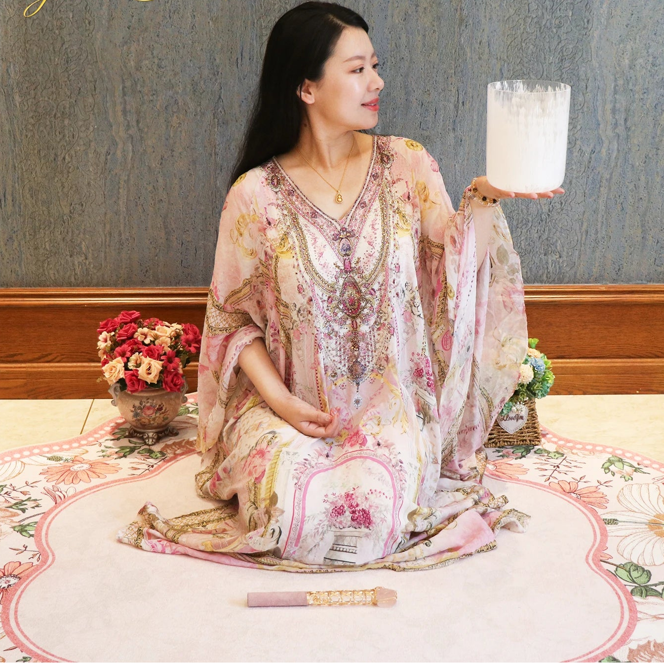 White Alchemy Crystal Singing Bowl-ToShay.org