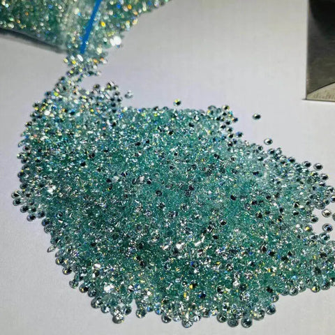 Green Faceted Diamonds-ToShay.org