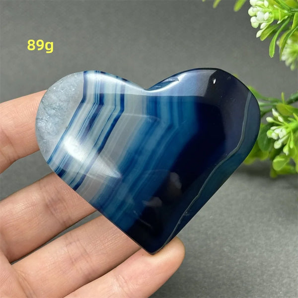 Blue Agate Heart-ToShay.org