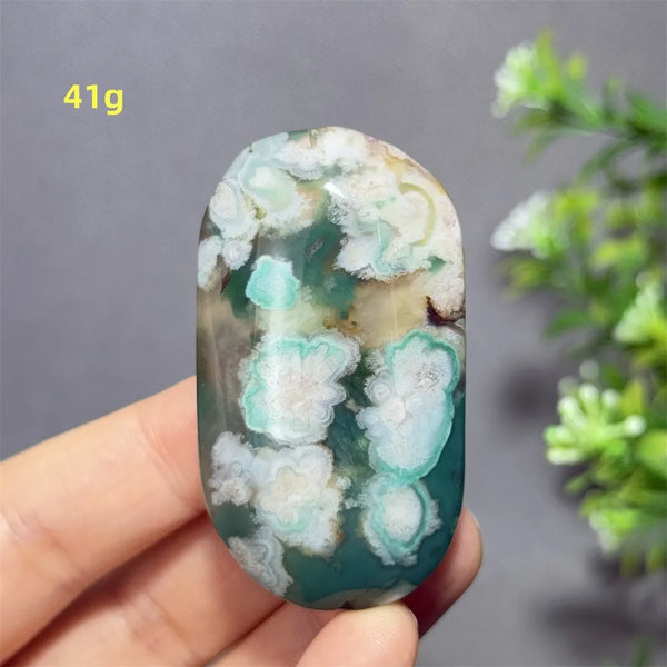 Green Cherry Blossom Agate-ToShay.org
