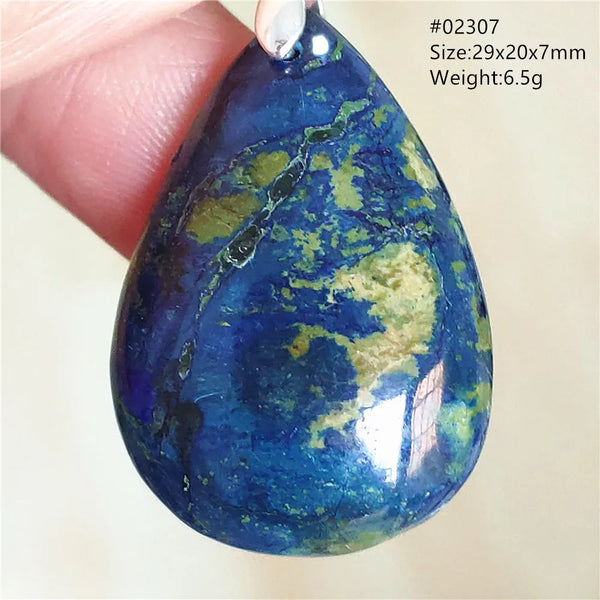 Blue Azulite Pendant-ToShay.org
