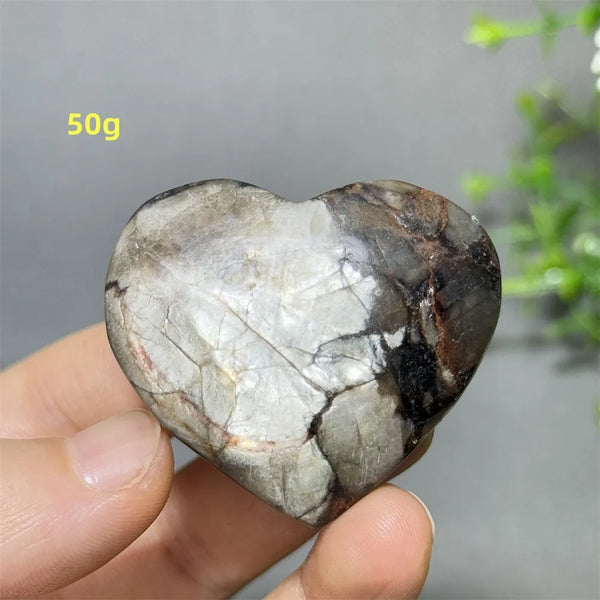 Purple Lithium Mica Heart-ToShay.org