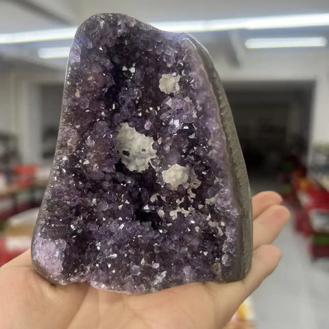 Purple Amethyst Quartz Crystal-ToShay.org
