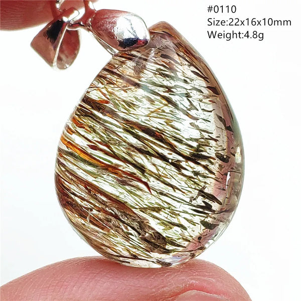 Green Black Rutilated Quartz-ToShay.org