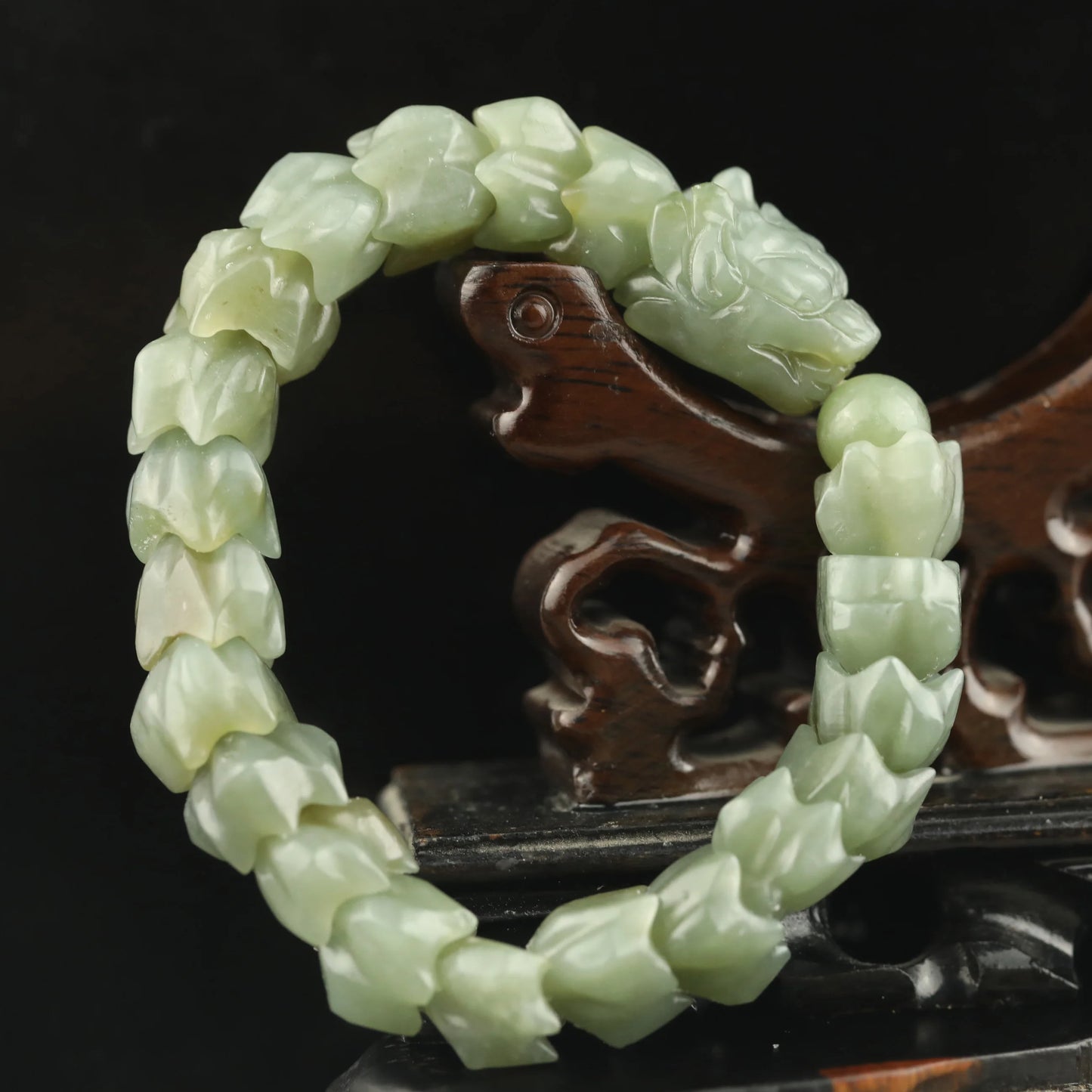 Green Jade Dragon Bracelet-ToShay.org