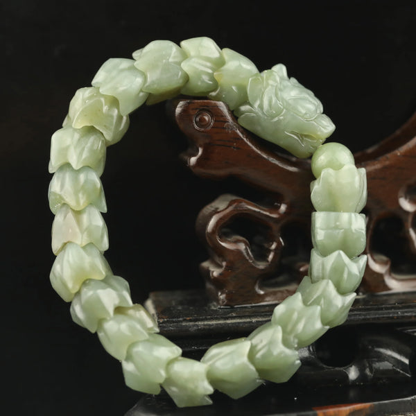 Green Jade Dragon Bracelet-ToShay.org
