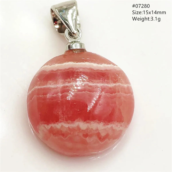 Red Rhodochrosite Pendant-ToShay.org