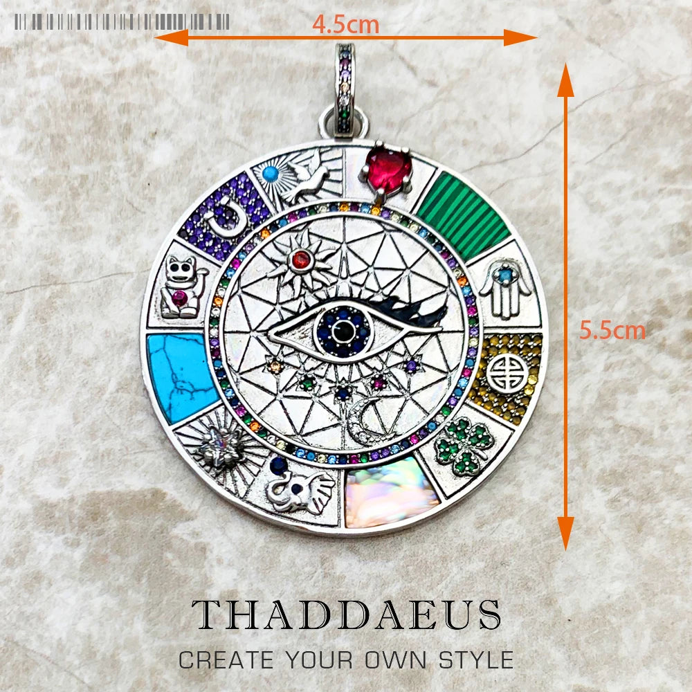 Silver Compass Amulet-ToShay.org