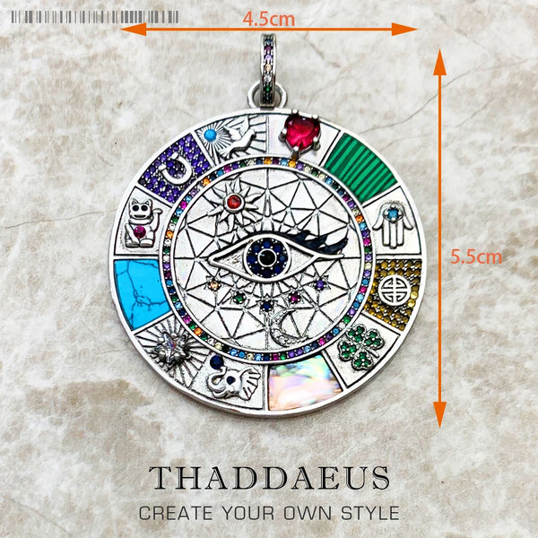 Silver Compass Amulet-ToShay.org