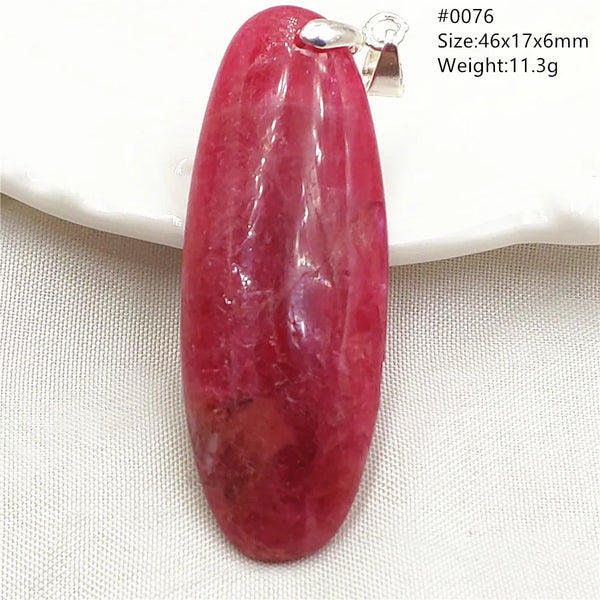 Red Rhodonite Pendant-ToShay.org