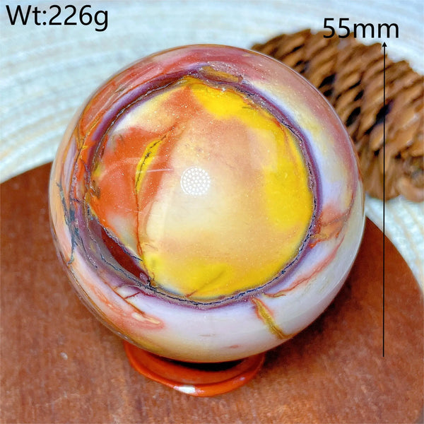 Yellow Mookaite Ball-ToShay.org