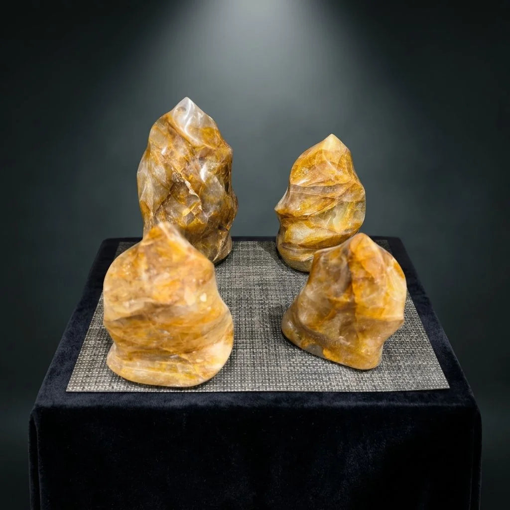 Yellow Fire Quartz Torch-ToShay.org