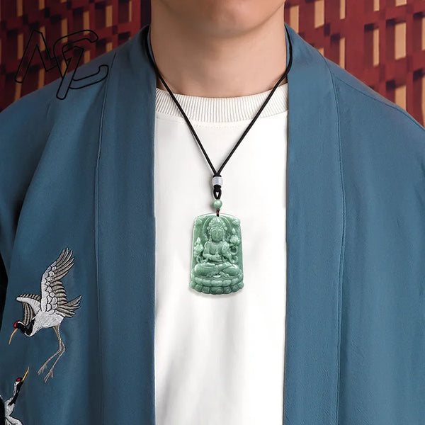 Green Jade Lotus Guanyin-ToShay.org