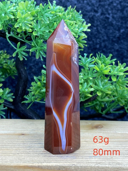 Orange Carnelian Wand-ToShay.org