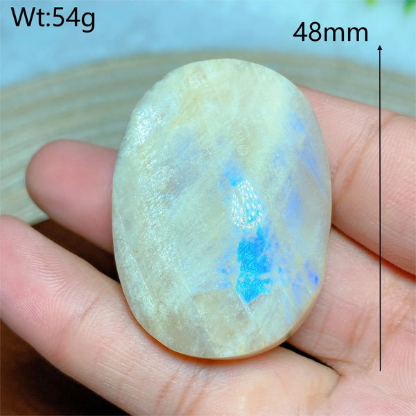 Blue Moonstone Palm Stones-ToShay.org