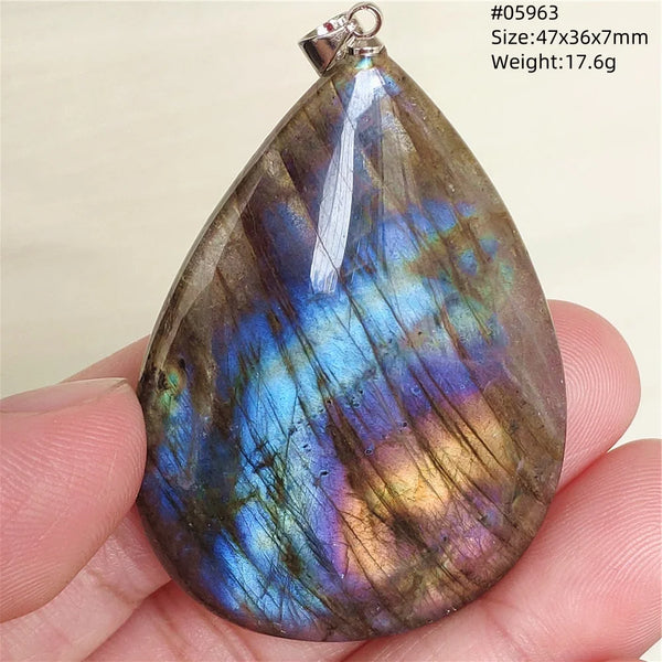 Blue Light Labradorite Pendant-ToShay.org