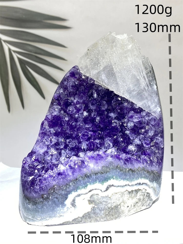 Purple Amethyst Crystal Geode-ToShay.org