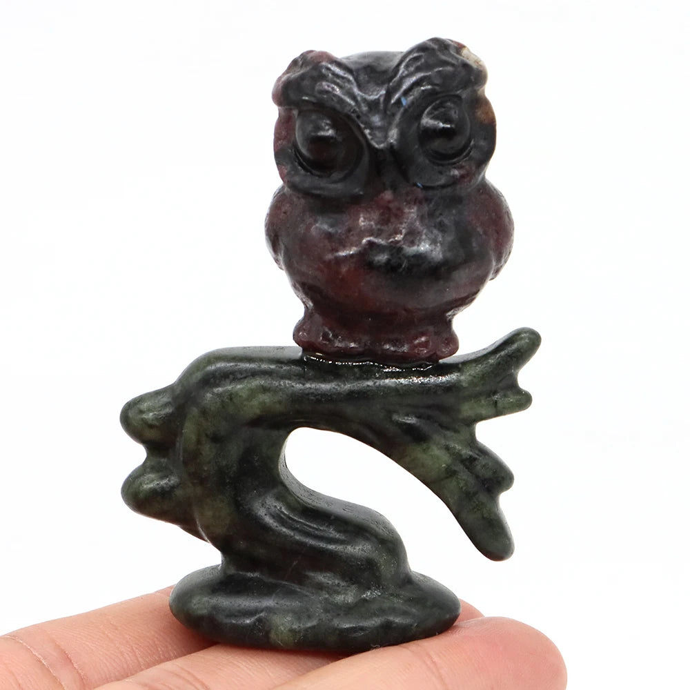 Mixed Crystal Owl Branch-ToShay.org