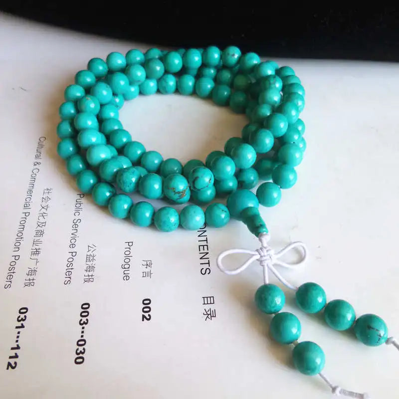 Blue Turquoise Prayer Beads-ToShay.org